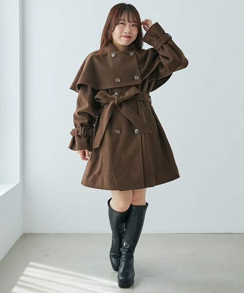 ケープセットミディコート（その他アウター）｜MAJESTIC LEGON