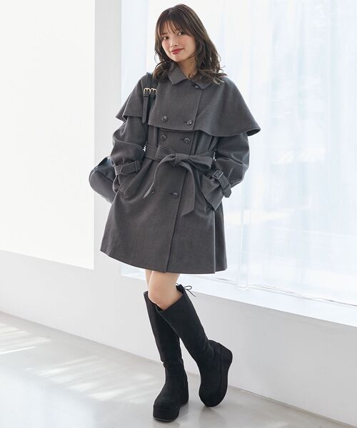 セール】ケープセットミディコート（その他アウター）｜MAJESTIC LEGON