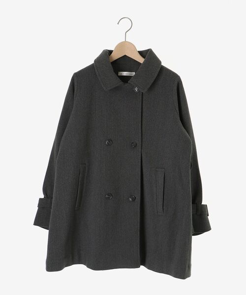 MAJESTIC LEGON（マジェスティックレゴン）の「ケープセットミディコート（その他アウター・レディース・チャコールグレー/ベージュ/ブラウン・SMALL/MEDIUM/LARGE/X-SMALL）」の16枚目の写真