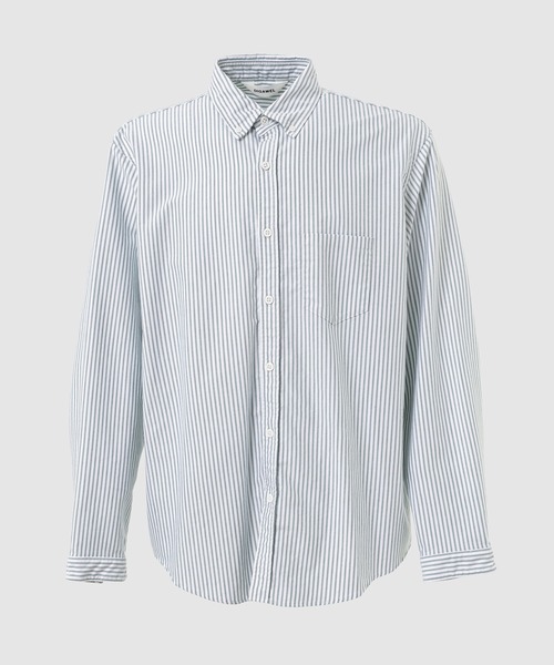 DIGAWEL(ディガウェル)の「Buttondown shirt ② (oxford)(シャツ/ブラウス・メンズ・グリーン系その他/ホワイト/ブルー・2)」の1枚目の写真