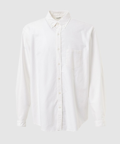 DIGAWEL(ディガウェル)の「Buttondown shirt ② (oxford)(シャツ/ブラウス・メンズ・グリーン系その他/ホワイト/ブルー・2)」の2枚目の写真