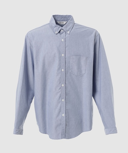 DIGAWEL(ディガウェル)の「Buttondown shirt ② (oxford)(シャツ/ブラウス・メンズ・グリーン系その他/ホワイト/ブルー・2)」の3枚目の写真