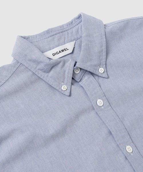 DIGAWEL(ディガウェル)の「Buttondown shirt ② (oxford)(シャツ/ブラウス・メンズ・グリーン系その他/ホワイト/ブルー・2)」の11枚目の写真