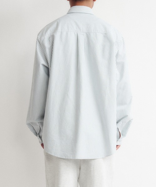 DIGAWEL(ディガウェル)の「Buttondown shirt ② (oxford)(シャツ/ブラウス・メンズ・グリーン系その他/ホワイト/ブルー・2)」の7枚目の写真