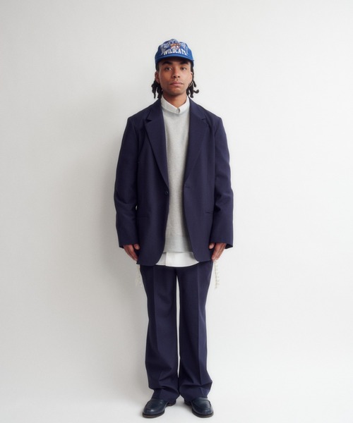 DIGAWEL(ディガウェル)の「Buttondown shirt ② (oxford)(シャツ/ブラウス・メンズ・グリーン系その他/ホワイト/ブルー・2)」の4枚目の写真
