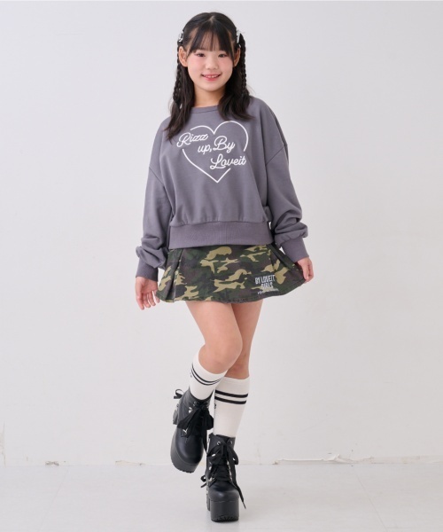 by LOVEiT（バイラビット）の「【Cuugal8月号掲載】ベルトつきスカート（スカート・キッズ・カーキ/ベージュ/ブルー・150cm/160cm/140cm/130cm/120cm）」の20枚目の写真