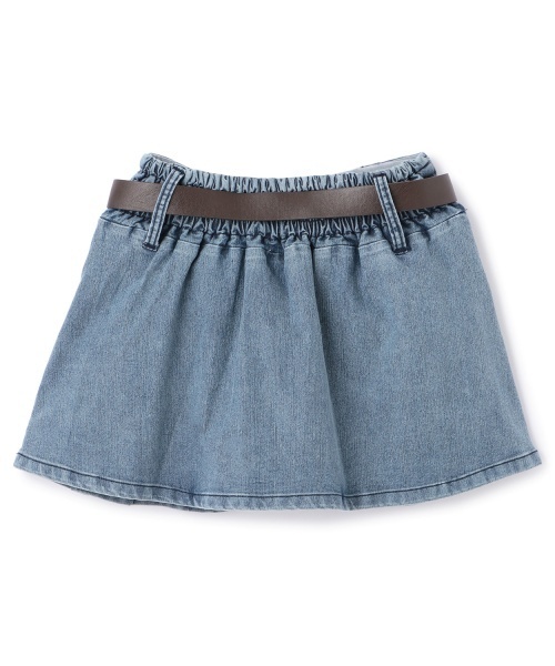 by LOVEiT（バイラビット）の「【Cuugal8月号掲載】ベルトつきスカート（スカート・キッズ・カーキ/ベージュ/ブルー・150cm/160cm/140cm/130cm/120cm）」の12枚目の写真