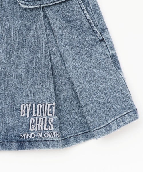 by LOVEiT（バイラビット）の「【Cuugal8月号掲載】ベルトつきスカート（スカート・キッズ・カーキ/ベージュ/ブルー・150cm/160cm/140cm/130cm/120cm）」の8枚目の写真