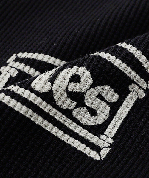 ARIES（アリーズ）の「ARIES / アリーズ REVERSIBLE TEMPLE WAFFLE LS TEE / AR40666.04（Tシャツ/カットソー・メンズ・ボルドー/グレー/ブラック・SMALL/MEDIUM/FREE）」の6枚目の写真