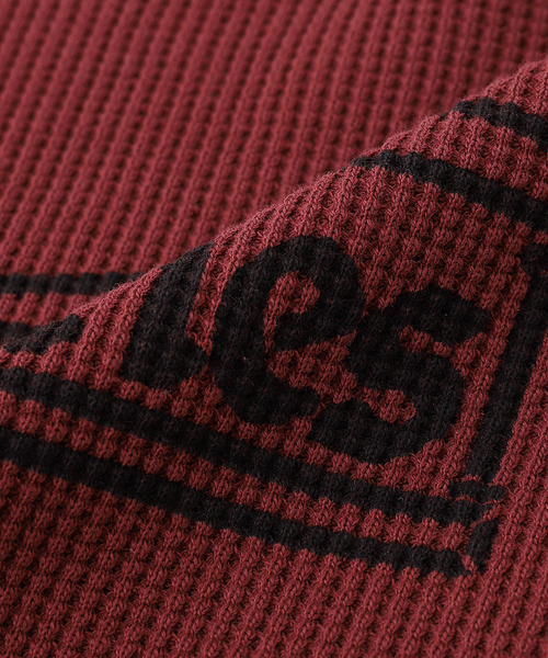 ARIES（アリーズ）の「ARIES / アリーズ REVERSIBLE TEMPLE WAFFLE LS TEE / AR40666.04（Tシャツ/カットソー・メンズ・ボルドー/グレー/ブラック・SMALL/MEDIUM/FREE）」の8枚目の写真