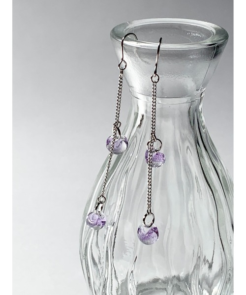 tone(トーン)の「【TOMEI LAB】カラフル 推し色 ピアス(MA)(ピアス(両耳用)・レディース・その他/ゴールド系その他/グリーン系その他/チェリーピンク/パープル系その他/グリーン系その他2/ブルー系その他/ブルー系その他2・FREE)」の5枚目の写真