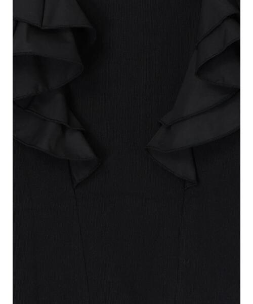 Te chichi（テチチ）の「ラッフルフリルドッキングトップス（Tシャツ/カットソー・レディース・ブラック/モカ・F）」の17枚目の写真