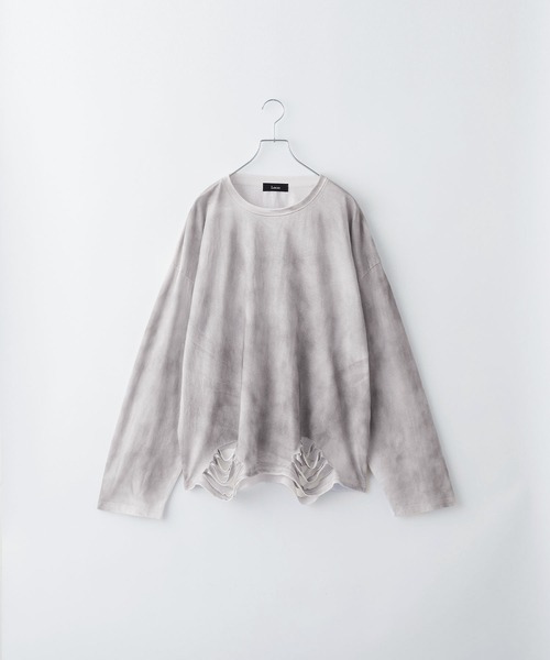 Loose/ルース（ルース）の「ヴィンテージフェード ルーズダメージロンT（Tシャツ/カットソー・メンズ・ブラック/ホワイト・L/M/S）」の20枚目の写真