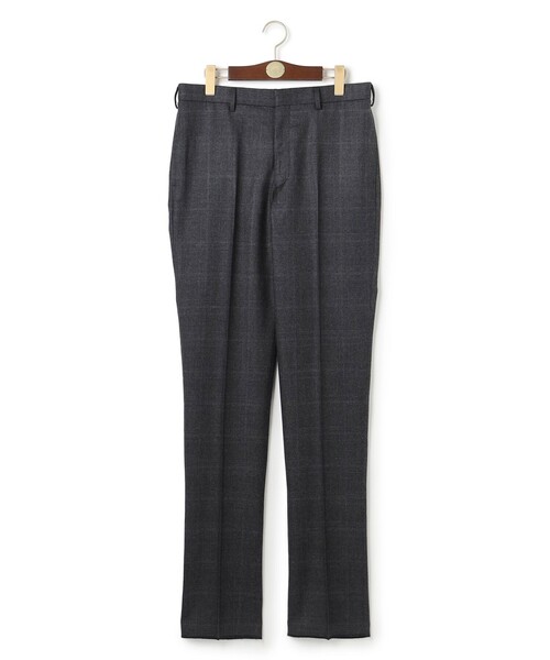 J.PRESS(ジェイプレス)の「【ストレッチ / 洗える】トリートメントウールシェードブルーチェック スラックス(スラックス・メンズ・グレー系4・91/82/79/88/76/85/94)」の9枚目の写真