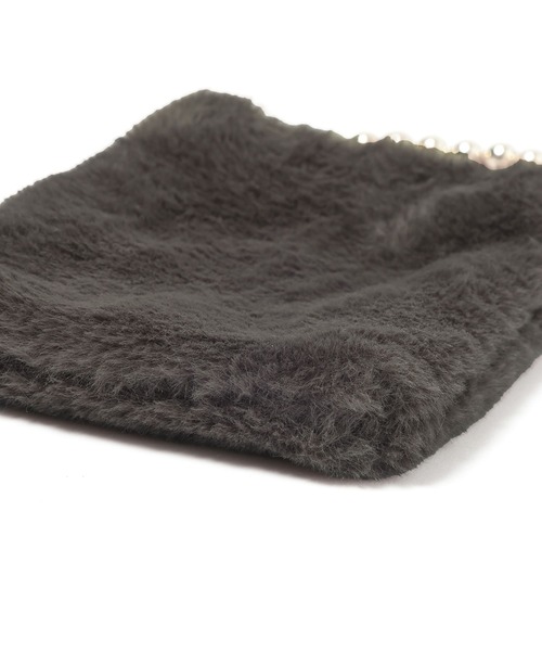 LEPSIM（レプシィム）の「ファーミニショルダーバッグ　598110（ショルダーバッグ・レディース・チャコールグレー/アイボリー/モカ・ONE SIZE）」の16枚目の写真