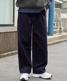 メンズのその他パンツ（ブルー・ネイビー/青色系・コーデュロイ