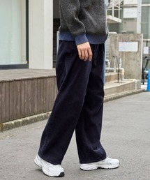 メンズのその他パンツ（ブルー・ネイビー/青色系・コーデュロイ