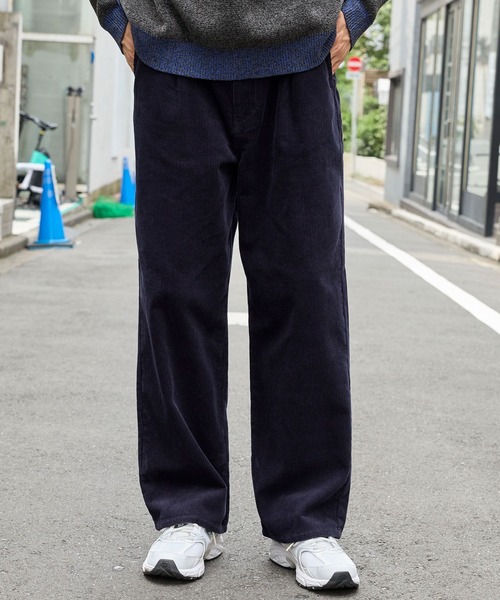 MONO-MART(モノマート)の「ヴィンテージライクコーデュロイ ワイドテーパードパンツ【セットアップ対応】(その他パンツ・メンズ・ブラック/ネイビー/ブラウン/グレイッシュベージュ/アイボリー・S/L/M)」の12枚目の写真