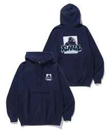 XLARGE ラグランスリーブパーカー ブルー/ネイビー XLARGE｜エクストララージのパーカー（ブルー・ネイビー/青色系