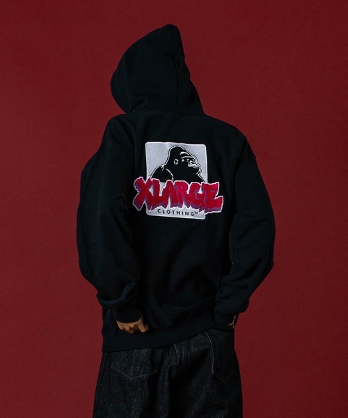 GRAFFITI PULLOVER HOODED SWEATSHIRT（パーカー）｜XLARGE