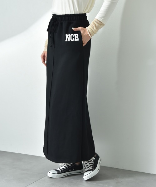 INTERPLANET(インタープラネット)の「【CLOCHE】カレッジ風ロゴ裏起毛スカート(スカート・レディース・アイボリー/ブラック/グレー・FREE)」の15枚目の写真