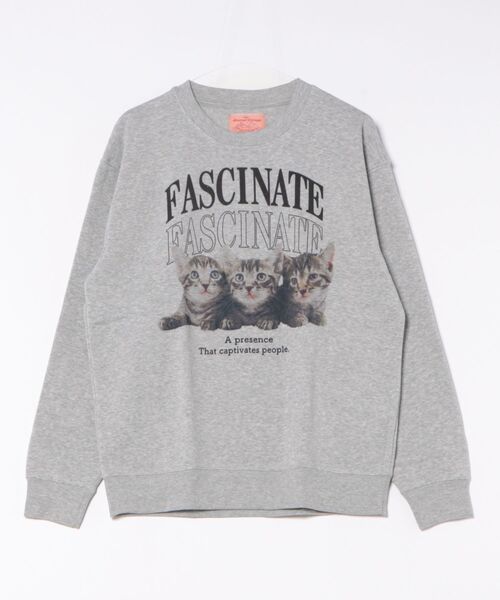 CORISCO(コリスコ)の「裏起毛アニマル柄トレーナー(FASCINATE)(M1)(スウェット・メンズ・グレー系1/ブラック系1/ネイビー系1/ブラック系2/ネイビー系2/オートミール/キナリ/グレー系2・MEDIUM/LARGE/X-LARGE)」の13枚目の写真