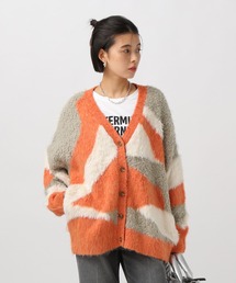 BAYFLOW | ニュアンスパターンカーティガン / シャギーニット(カーディガン/ボレロ)