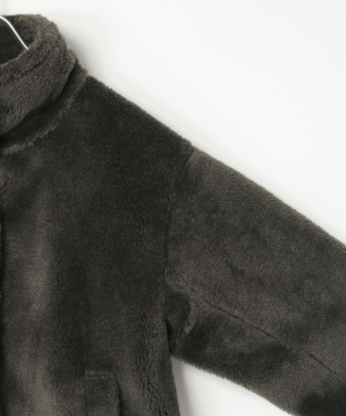 notch.（ノッチ）の「【notch. by KASUMI】 ボアスタンドジャケット（ブルゾン・レディース・チャコールグレー/オフホワイト/ブラウン・M）」の22枚目の写真