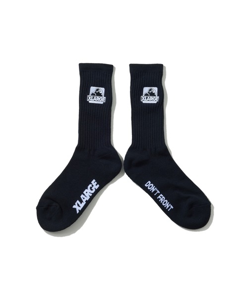 XLARGE（エクストララージ）の「OG EMB SOCKS（ソックス/靴下・メンズ・ホワイト/ブラック/ブルー/ブラウン・ONE SIZE）」の6枚目の写真