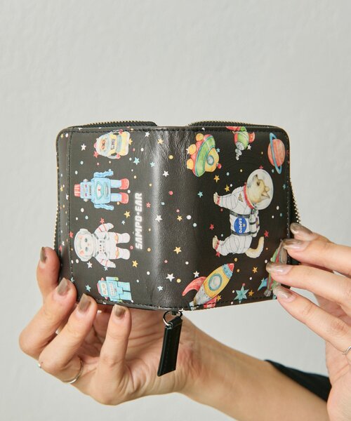 sampo×perche（ペルケ）×ear《お札を折らずに収納可！/本革/コラボ