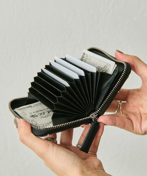 sampo×perche（ペルケ）×ear《お札を折らずに収納可！/本革/コラボ