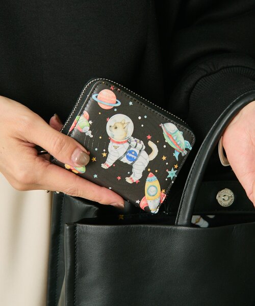 sampo×perche（ペルケ）×ear《お札を折らずに収納可！/本革/コラボ