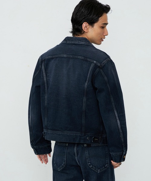 Lee/リー AMERICAN RIDERS 101Jデニムジャケット ブラックオーバーダイ