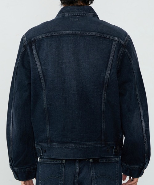 Lee/リー AMERICAN RIDERS 101Jデニムジャケット ブラックオーバーダイ