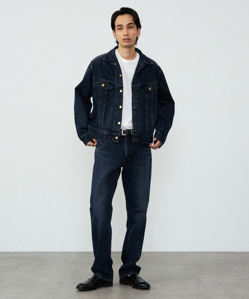 Lee/リー AMERICAN RIDERS 101Jデニムジャケット ブラックオーバーダイ