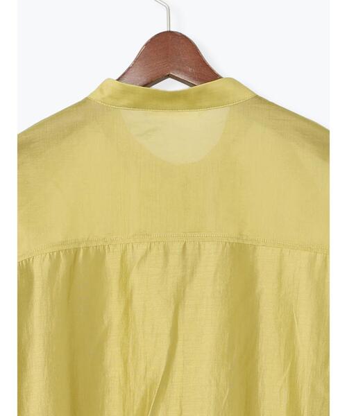 Te chichi TERRASSE（テチチテラス）の「フロントタック入りシアーシャツ（シャツ/ブラウス・レディース・オフホワイト/グレー/イエロー/ネイビー・F）」の13枚目の写真