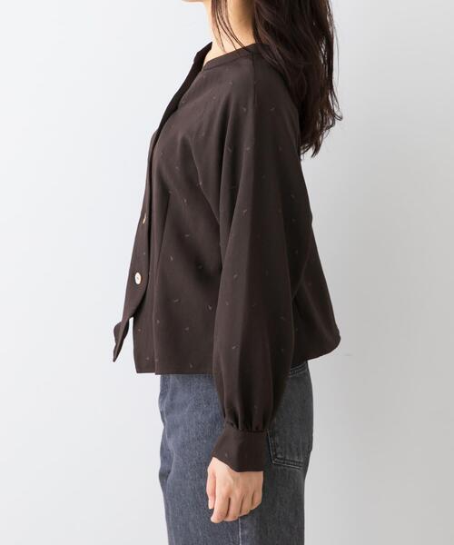 F by ROSSO（エフバイロッソ）の「F by ROSSO　ハート刺繍2WAYブラウス（シャツ/ブラウス・レディース・グレー/ブラウン・FREE）」の15枚目の写真