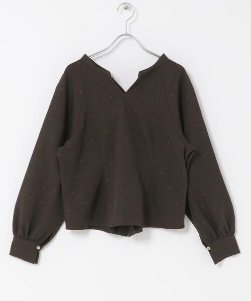 F by ROSSO（エフバイロッソ）の「F by ROSSO　ハート刺繍2WAYブラウス（シャツ/ブラウス・レディース・グレー/ブラウン・FREE）」の18枚目の写真