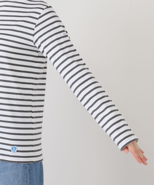 ORCIVAL（オーシバル）の「ORCIVAL/オーシバル BOAT NECK BORDER #ORC0137（Tシャツ/カットソー・レディース・ボルドー/アイボリー・FREE）」の8枚目の写真
