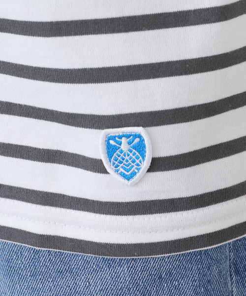 ORCIVAL（オーシバル）の「ORCIVAL/オーシバル BOAT NECK BORDER #ORC0137（Tシャツ/カットソー・レディース・ボルドー/アイボリー・FREE）」の10枚目の写真