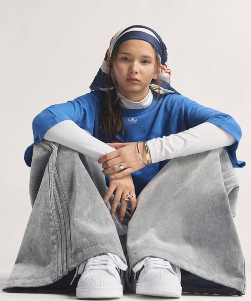 起毛ツイル オーバーサイズド ファイヤーバード トラックパンツ