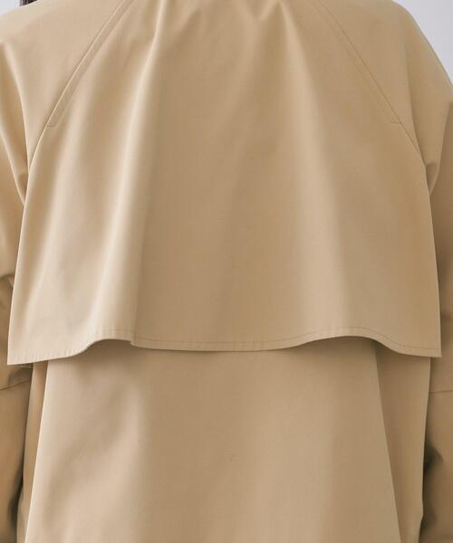 OPAQUE.CLIP(オペークドットクリップ)の「ショートトレンチコート【洗える】(トレンチコート・レディース・ベージュ/ネイビー・36/38/40)」の20枚目の写真