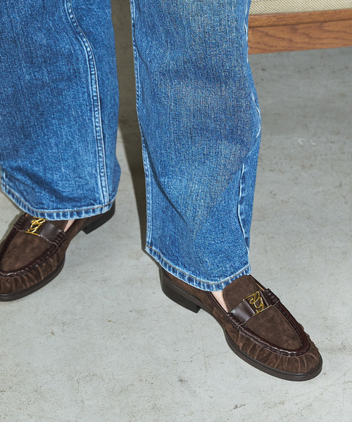 GRISEレザーギャザーローファー（ローファー）｜GRISE（グリーズ）の