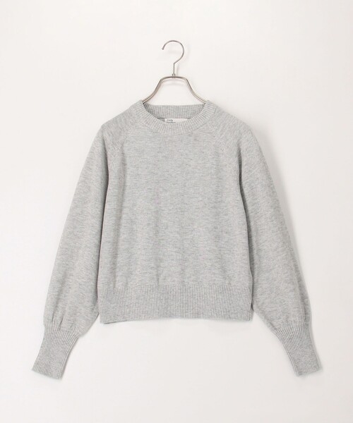 fredy couleur（フレディクルール）の「ラメ混スウェットライクプルオーバーニット（ニット/セーター・レディース・ブラック/ライトグレー/ピンク・38）」の3枚目の写真