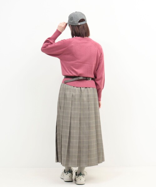 fredy couleur（フレディクルール）の「ラメ混スウェットライクプルオーバーニット（ニット/セーター・レディース・ブラック/ライトグレー/ピンク・38）」の8枚目の写真