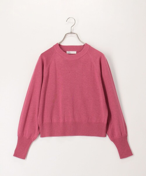 fredy couleur（フレディクルール）の「ラメ混スウェットライクプルオーバーニット（ニット/セーター・レディース・ブラック/ライトグレー/ピンク・38）」の11枚目の写真