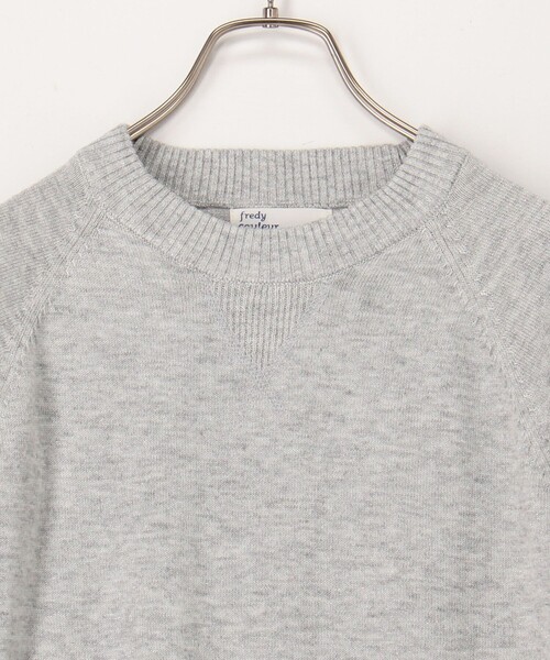 fredy couleur（フレディクルール）の「ラメ混スウェットライクプルオーバーニット（ニット/セーター・レディース・ブラック/ライトグレー/ピンク・38）」の17枚目の写真