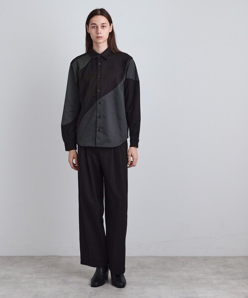 tk.TAKEO KIKUCHI（ティーケータケオキクチ）の「ヘリンボーンカーブスイッチシャツ（シャツ/ブラウス・メンズ・ライトグレー/ブラック/ブラウン系その他・01/02/03）」の10枚目の写真