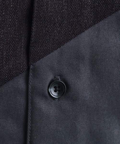 tk.TAKEO KIKUCHI（ティーケータケオキクチ）の「ヘリンボーンカーブスイッチシャツ（シャツ/ブラウス・メンズ・ライトグレー/ブラック/ブラウン系その他・01/02/03）」の8枚目の写真