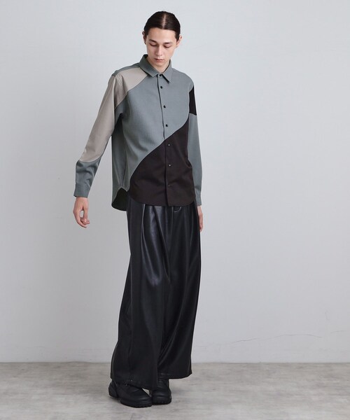 tk.TAKEO KIKUCHI（ティーケータケオキクチ）の「ヘリンボーンカーブスイッチシャツ（シャツ/ブラウス・メンズ・ライトグレー/ブラック/ブラウン系その他・01/02/03）」の18枚目の写真